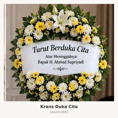 Krans Bunga Duka Mekarsari